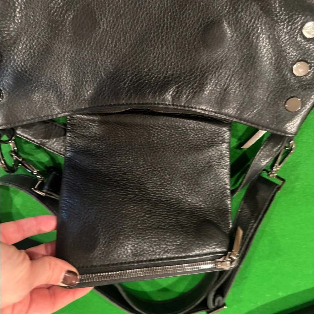 Hammitt Black Satchel with Gunmetal Gray Accents - Picture 13 of 13
